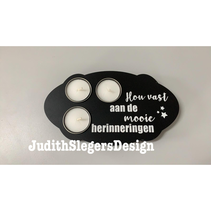 herinnering kaarsjes wolk